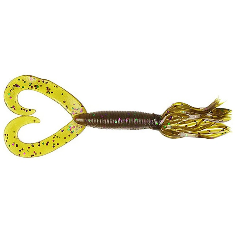 Yamamoto Double Tail Hula Grubs Soft Baits 7 Yamamoto Double Tail Hula Grubs Soft Baits