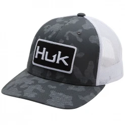 Hats Huk Running Lakes Stretch Trucker Hat