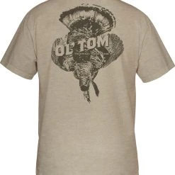 Drake Waterfowl Turkey Hunting Ol' Tom Hanging Gobbler Mens T-Shirts
