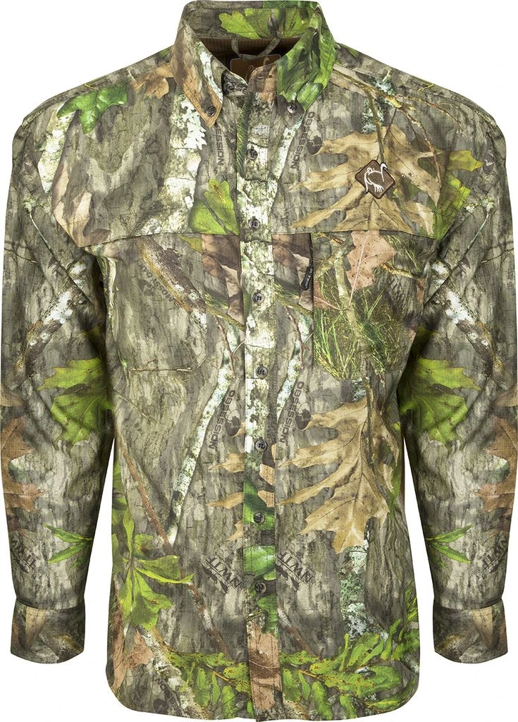 Turkey Hunting Drake Waterfowl Ol' Tom Vestless Mesh Back Shirt With Spline Pad 2 Turkey Hunting Drake Waterfowl Ol' Tom Vestless Mesh Back Shirt With Spline Pad