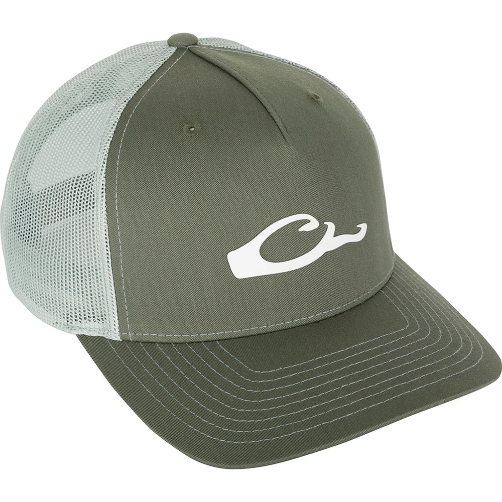 Hats Drake Waterfowl 5-Panel Slick Logo Hat 1 Hats Drake Waterfowl 5-Panel Slick Logo Hat