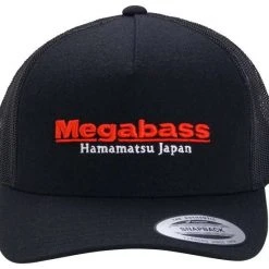 Megabass Classic Snapback Hat Black And Red